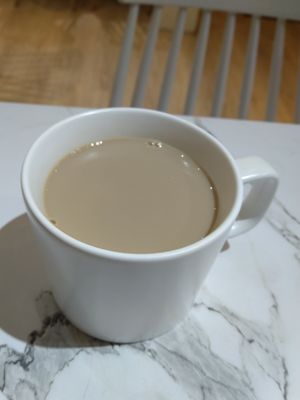 溫紅茶豆漿 at De l'espoir 手在餐桌 in New Taipei City