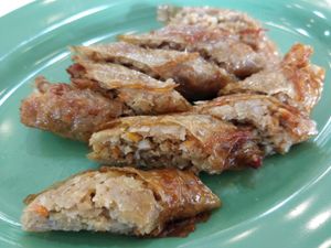 Ngoh Hiang at ZhenSu Vegetarian 珍素云吞面 in West Singapore