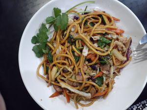 Eggless hokkien noodles stir fry vegetables- very tasty 🥰 at Billy's Junction in Mernda