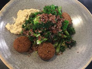 This yummy dish is called Vegan bowl. I have had it on two occasions and it has been consistently good and so delicious.  at Billy's Junction in Mernda