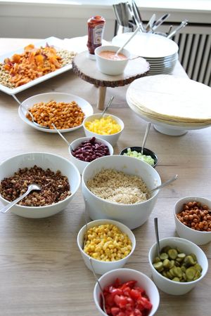 vegane Burrito Bar zum Geburtstag at Mühlenglück in Oppenau