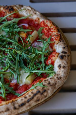 Pineapple chick at Commune Cafe in Tallinn