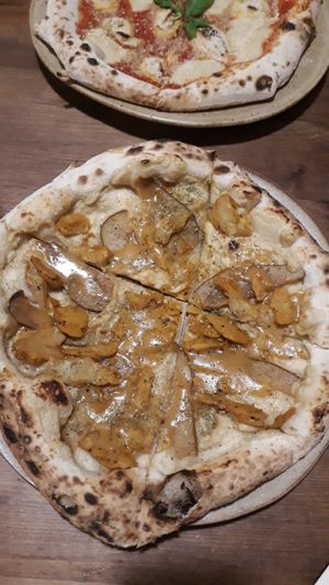 Extravaganza pizza at Commune Cafe in Tallinn