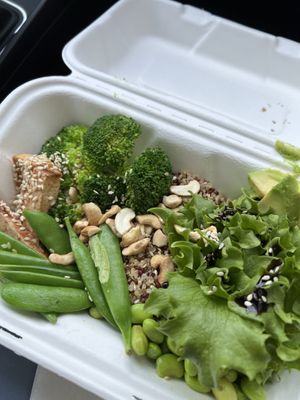 Buddha bowl at Commune Cafe in Tallinn