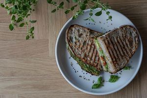 Grilled sandwitches at Commune Cafe in Tallinn