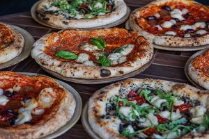 Vegan Napoli Pizza at Commune Cafe in Tallinn