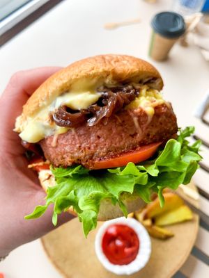 Beyond Burger  at Commune Cafe in Tallinn