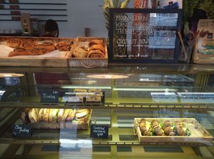 Cakes and pastry at Commune Cafe in Tallinn