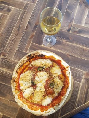 Vegan Margherita ❤️ at Commune Cafe in Tallinn