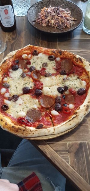 Best vegan pizza in Tallinn!! at Commune Cafe in Tallinn