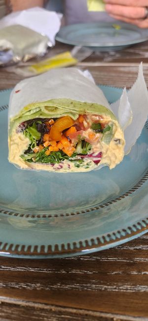 Hummus wrap at Kristina's Kitchen in Millville
