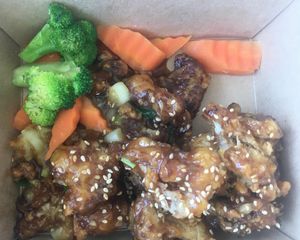 Korean bbq cauliflower at freshroll in Mashpee