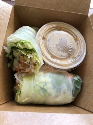 Original rice paper roll  at freshroll in Mashpee