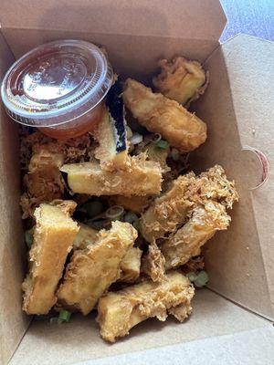 Fried eggplant special  at freshroll in Mashpee