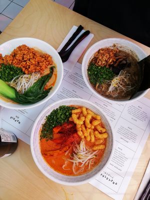 Pumpkin spicy ramen at Vegan Ramen Shop - Jana Pawla in Warsaw