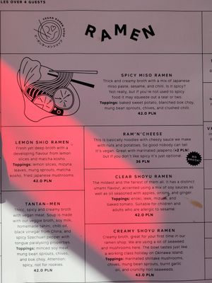  at Vegan Ramen Shop - Jana Pawla in Warsaw