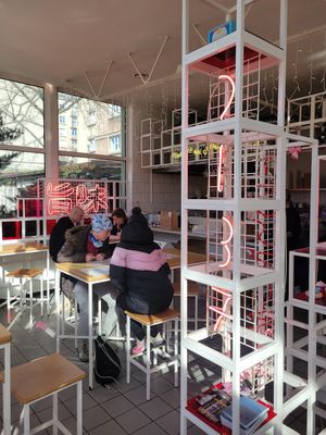 Inside at Vegan Ramen Shop - Jana Pawla in Warsaw