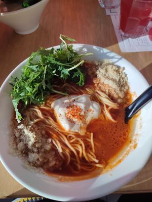 Amore pomodore ramen/ special edition for Valentine's Day at Vegan Ramen Shop - Jana Pawla in Warsaw