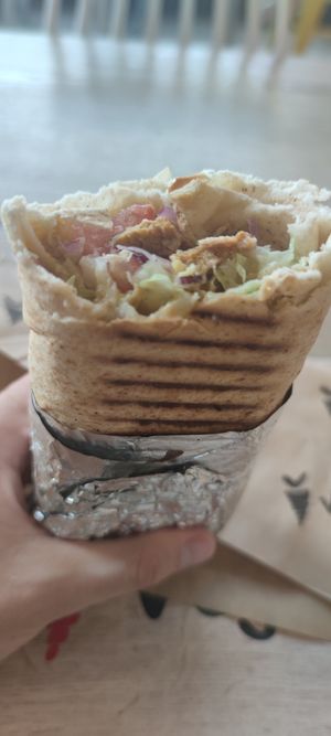 Beirut wrap at Vegab in Poznan