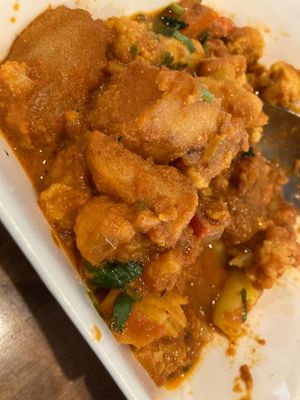 Aloo gobi at Woodlands in Gaithersburg