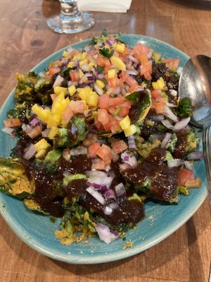 Palak chaat at Woodlands in Gaithersburg