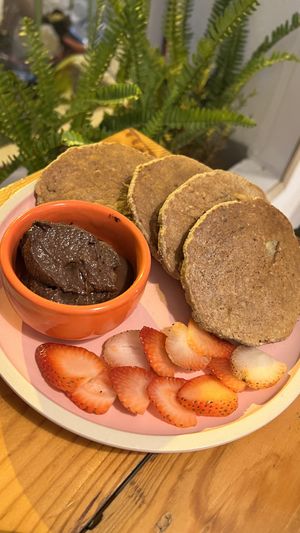 Banana pancake  at iVegan Supershop Westlake Hanoi - Healthy Plant Based Cafe in Hanoi