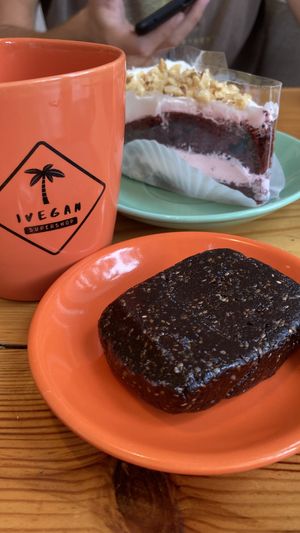 Brownie was delicious, as was the red velvet cake!  at iVegan Supershop Westlake Hanoi - Healthy Plant Based Cafe in Hanoi