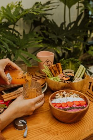 Big big big bowl  at iVegan Supershop Westlake Hanoi - Healthy Plant Based Cafe in Hanoi