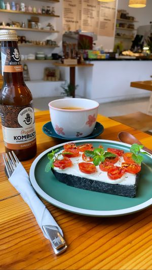 Cream cheese toast. Its so amazing  at iVegan Supershop Westlake Hanoi - Healthy Plant Based Cafe in Hanoi