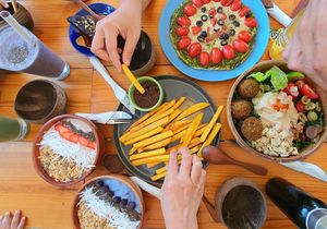 Are you feel hungry ? at iVegan Supershop Westlake Hanoi - Healthy Plant Based Cafe in Hanoi