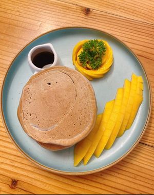 protein pancake at iVegan Supershop Westlake Hanoi - Healthy Plant Based Cafe in Hanoi