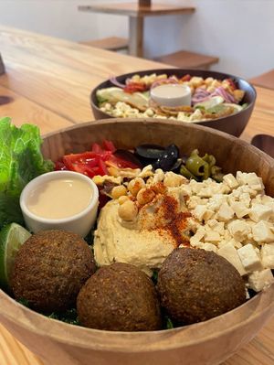 Falafel Bowl at iVegan Supershop Westlake Hanoi - Healthy Plant Based Cafe in Hanoi