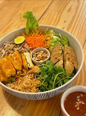 saigon bowl at iVegan Supershop Westlake Hanoi - Healthy Plant Based Cafe in Hanoi