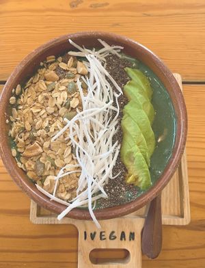 Green Ninja bowl at iVegan Supershop Westlake Hanoi - Healthy Plant Based Cafe in Hanoi