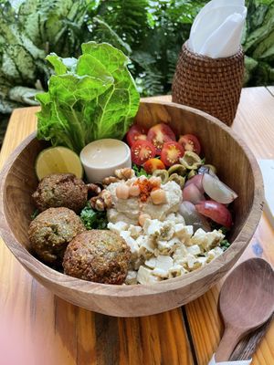 Falafel bowl  at iVegan Supershop Westlake Hanoi - Healthy Plant Based Cafe in Hanoi