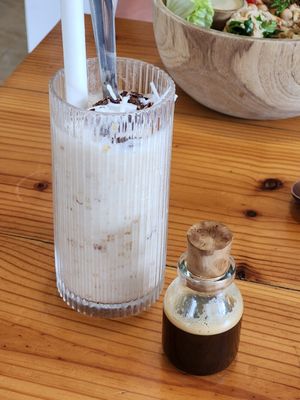 Coconut coffee at iVegan Supershop Westlake Hanoi - Healthy Plant Based Cafe in Hanoi