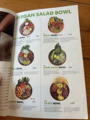 Menu  at iVegan Supershop Westlake Hanoi - Healthy Plant Based Cafe in Hanoi