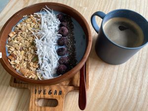 iVegan smoothie bowl  at iVegan Supershop Westlake Hanoi - Healthy Plant Based Cafe in Hanoi