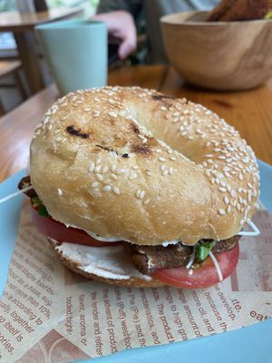Tempeh bagel   at iVegan Supershop Westlake Hanoi - Healthy Plant Based Cafe in Hanoi