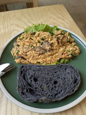 Tofu Scramble Sandwich at iVegan Supershop Westlake Hanoi - Healthy Plant Based Cafe in Hanoi