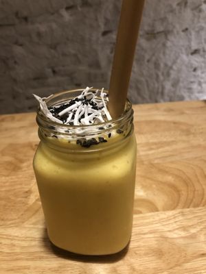 Mango lassi at iVegan Supershop Westlake Hanoi - Healthy Plant Based Cafe in Hanoi