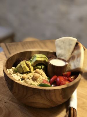 falafel bowl at iVegan Supershop Westlake Hanoi - Healthy Plant Based Cafe in Hanoi