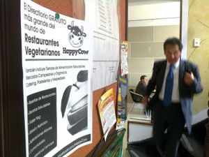 La Esquina Vegetariana, amigos de HappyCow at La Esquina Vegetariana in Bogota