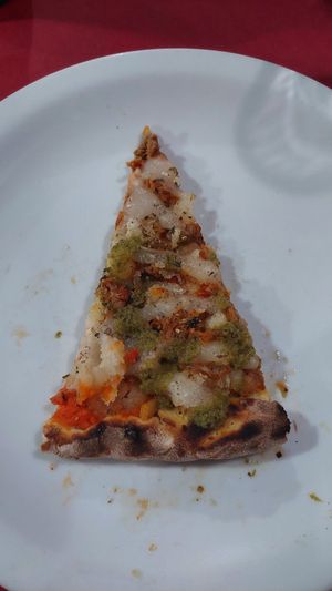 Frango com catupiry vegana at Pizzaria Capitão Farinha in Joao Pessoa