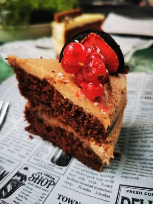 Choco cake. Lekker. 😁 at Brunchbar in Heerlen