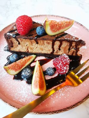 Choco mousse koek. Perfectie🙏 at Brunchbar in Heerlen