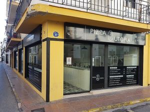 Restaurant outer at Pizza Utopia in Ronda