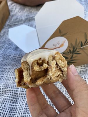 Vegan cinnamon buns! Best I’ve ever tried! at Beity in Marbella