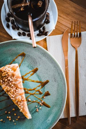 Vegan Caramel apple pie at Beity in Marbella