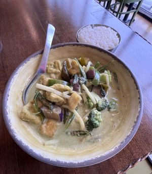 green curry!!!   at Kiin Lao & Thai Eatery in Pittsburgh
